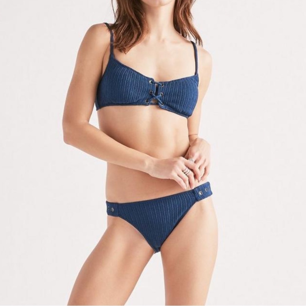 Lucky Brand Havana Solids Bikini